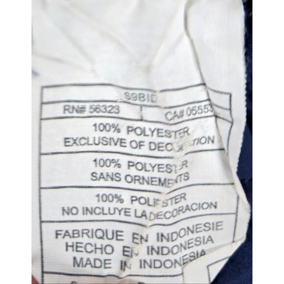 Vintage Nike Navy Blue Ankle Zip Adjustable Track Pants Women's Size Small - Picture 3 of 11